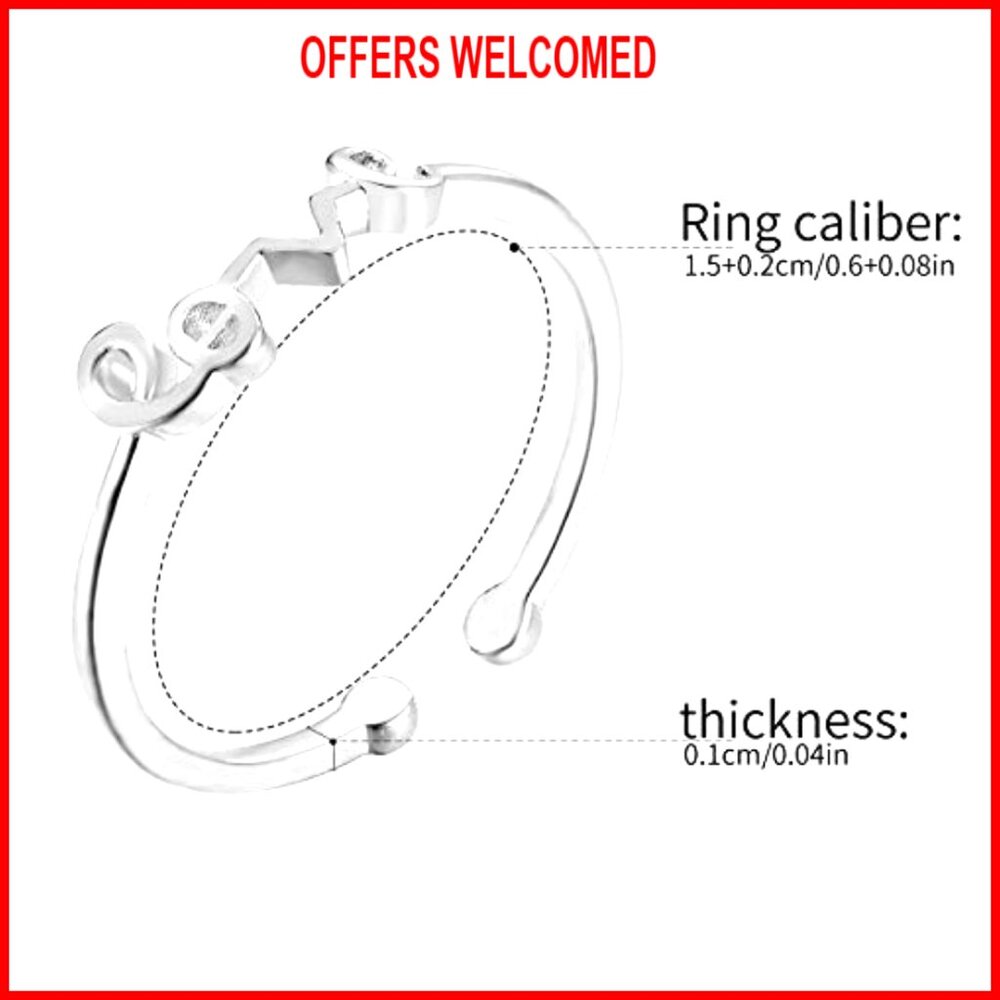 20-Piece Adjustable Stackable Rings Set For Women… - image 7